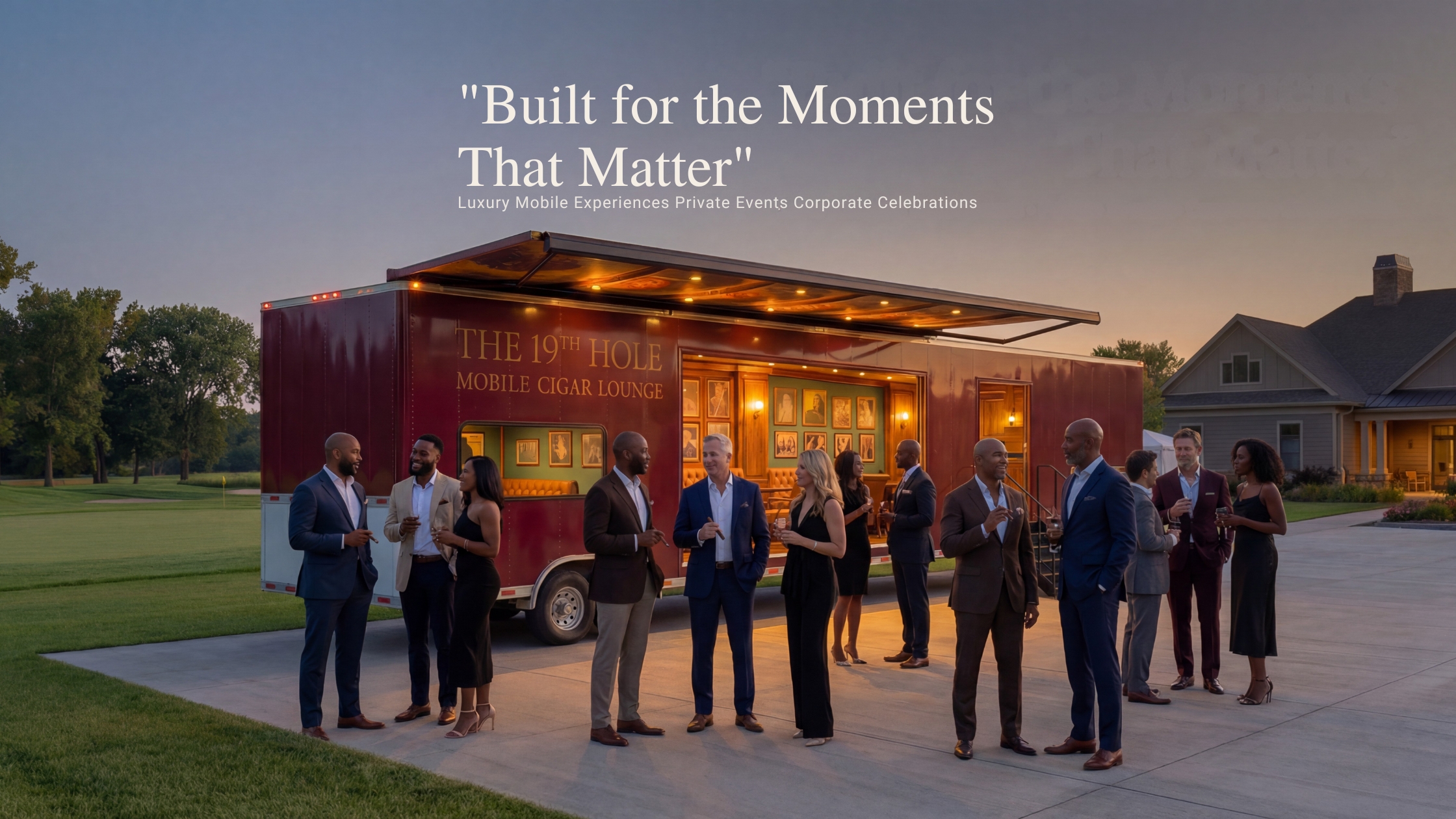 The 19th hole built for the moments