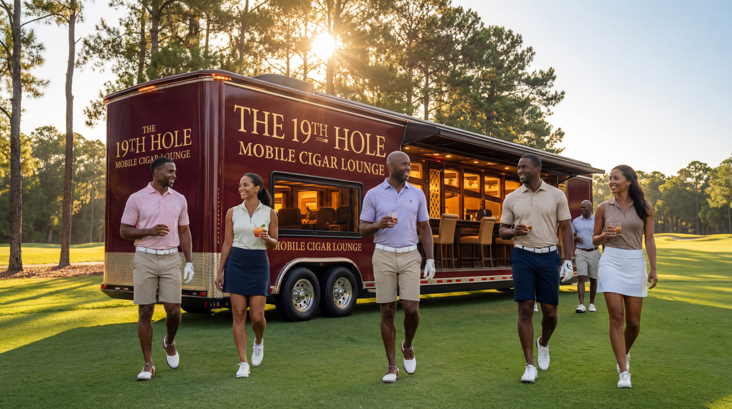 Golf Tournament Lounge Perfection