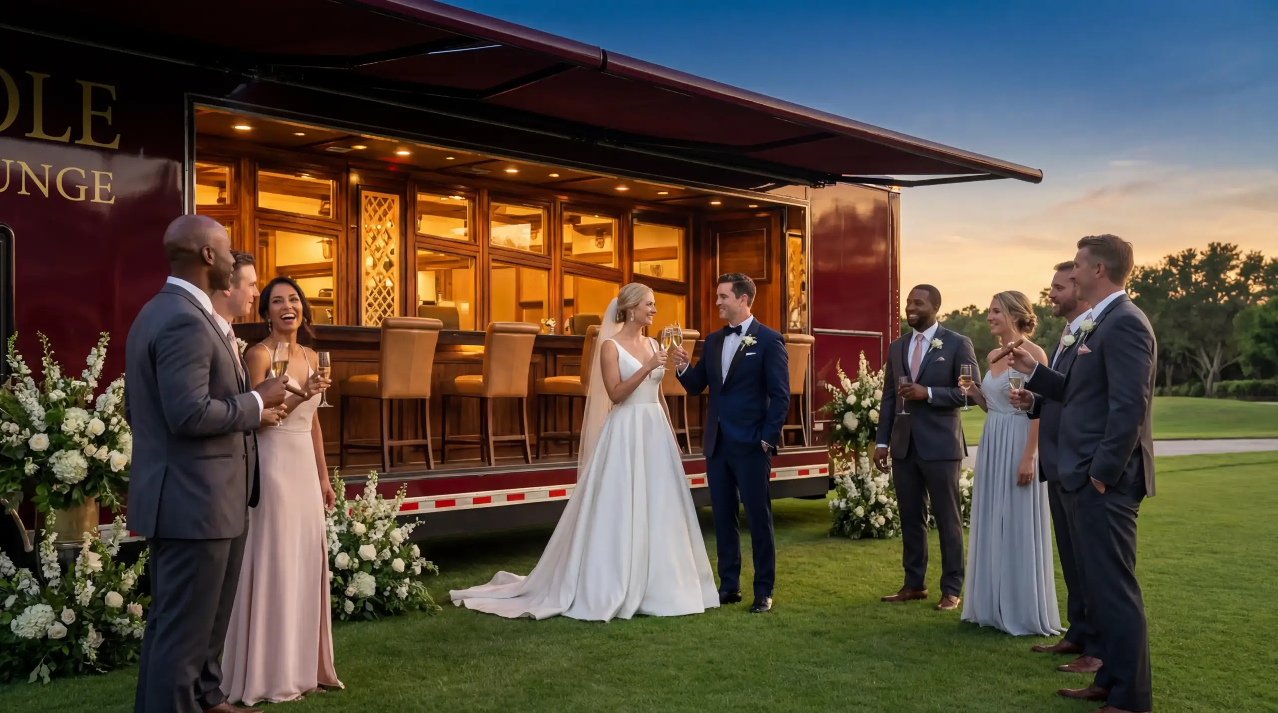 Luxury wedding day