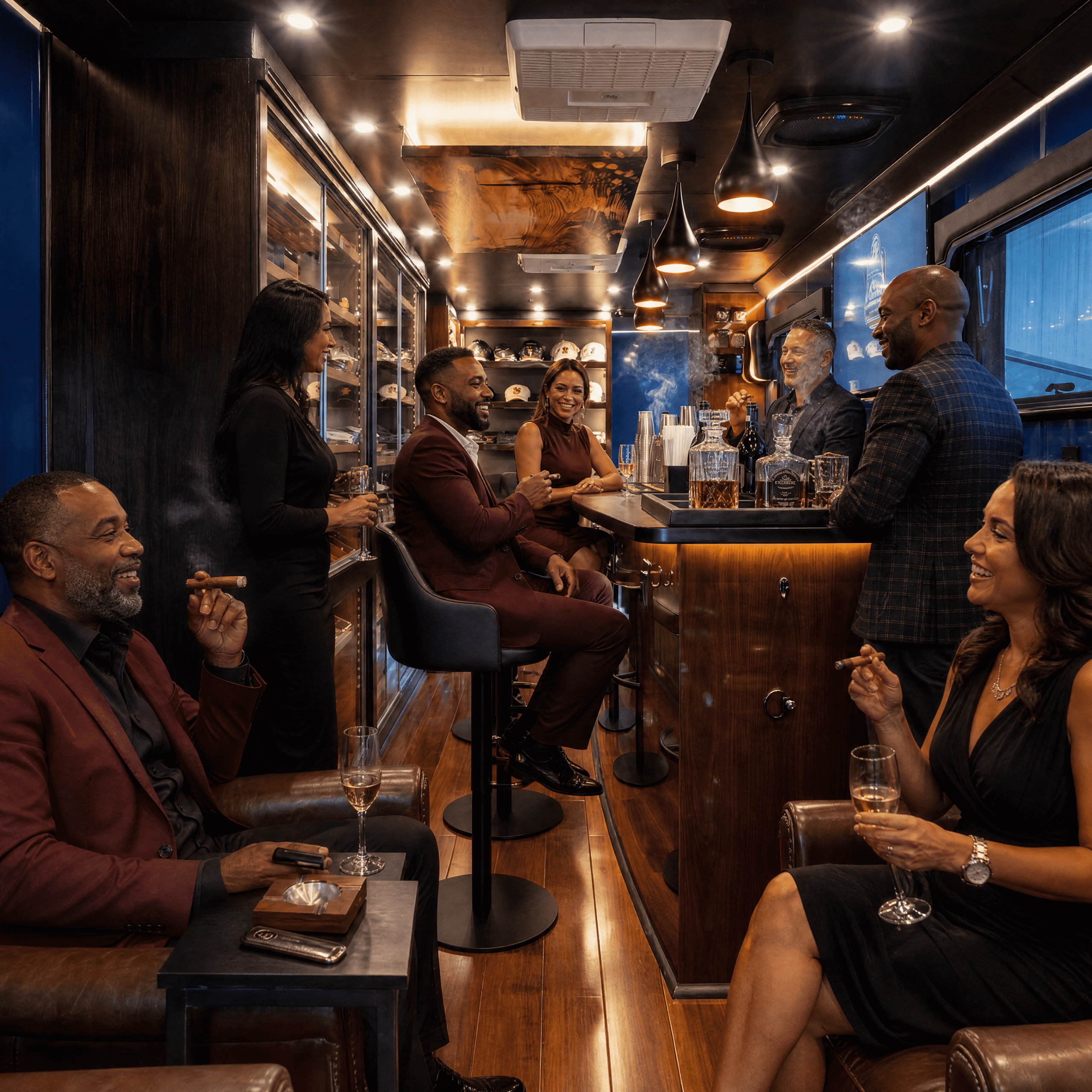 The 19th Hole Mobile Cigar Lounge - Exclusive luxury experience in Jacksonville, Florida