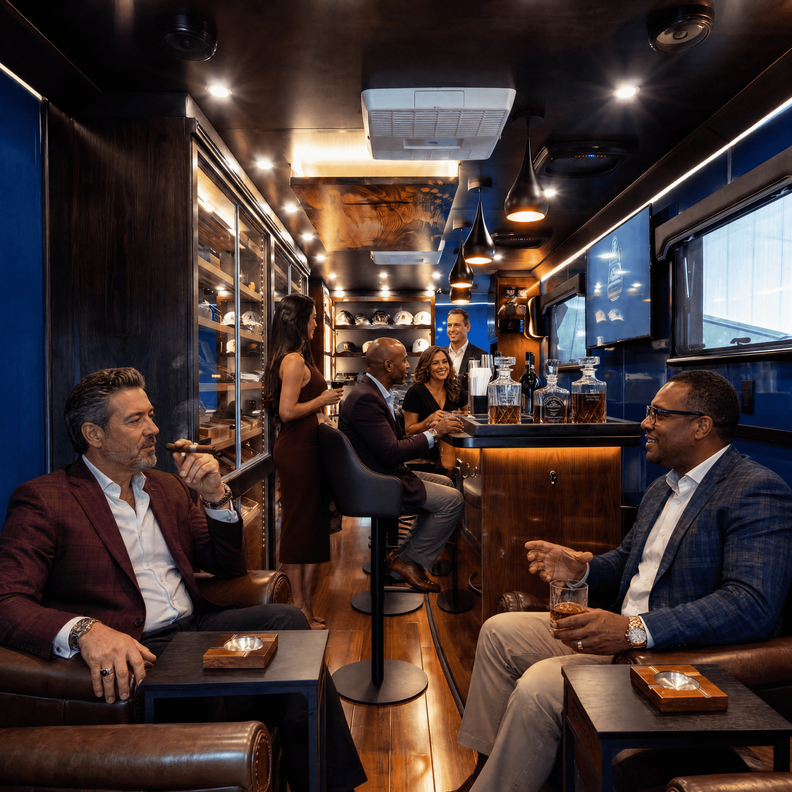 The 19th Hole Mobile Cigar Lounge - Exclusive luxury experience in Jacksonville, Florida