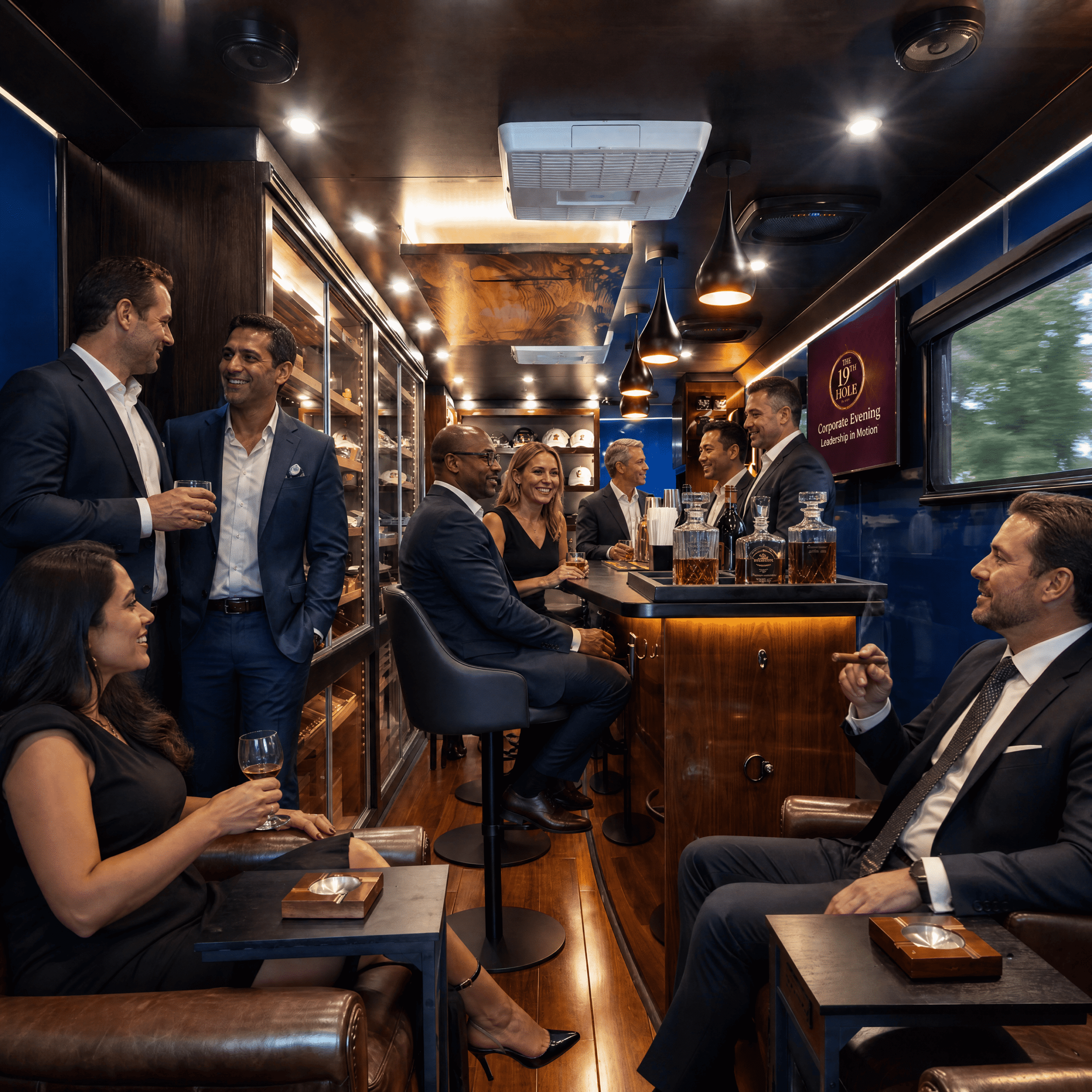The 19th Hole Mobile Cigar Lounge - Exclusive luxury experience in Jacksonville, Florida